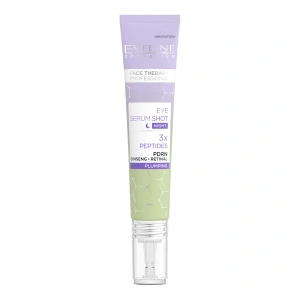 Eveline Cosmetics Face Therapy Eye Serum Shot антивікова сироватка для шкіри навколо очей на ніч 20 мл