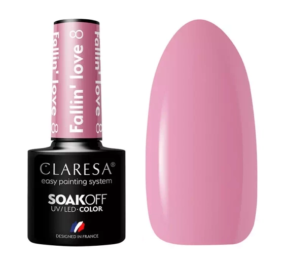 CLARESA SOAK OFF ГЕЛЬ-ЛАК FALLIN' LOVE 8 5Г
