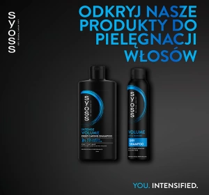 SYOSS VOLUME ШАМПУНЬ ДЛЯ ДЕЛИКАТНЫХ ВОЛОС БЕЗ ОБЬЕМА 440МЛ