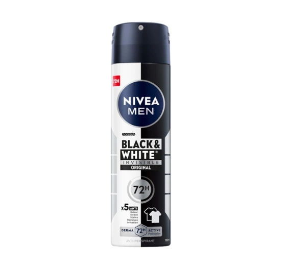 Натисніть на картинку, щоб її збільшити NIVEA MEN INVISIBLE АНТИПЕРСПІРАНТ-СПРЕЙ 150МЛ