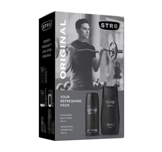 STR8 ORIGINAL ГЕЛЬ ДЛЯ ДУША 250МЛ + ДЕЗОДОРАНТ 150МЛ