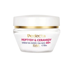 PERFECTA PEPTIDES & CERAMIDS ЗМІЦНЮВАЛЬНИЙ КРЕМ ДЛЯ ОБЛИЧЧЯ НА ДЕНЬ І НІЧ 60+ 50МЛ
