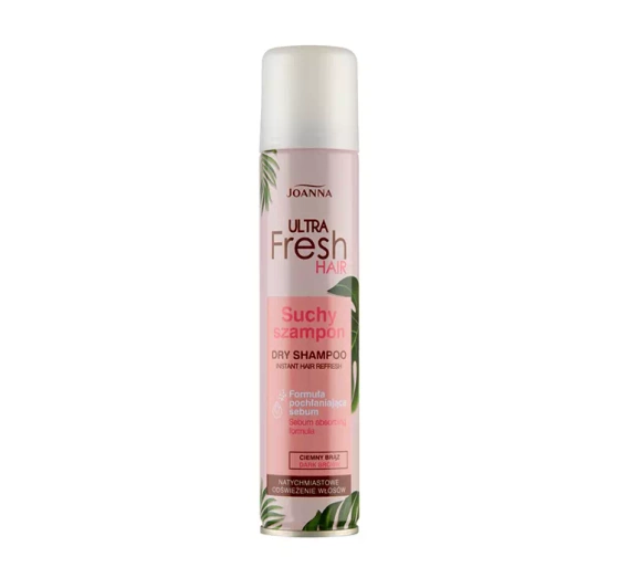 JOANNA ULTRA FRESH HAIR СУХОЙ ШАМПУНЬ DARK BROWN 200МЛ