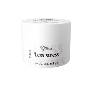 ELISIUM LESS STRESS ГЕЛЬ ДЛЯ НАРОЩЕННЯ НІГТІВ WHITE 40МЛ