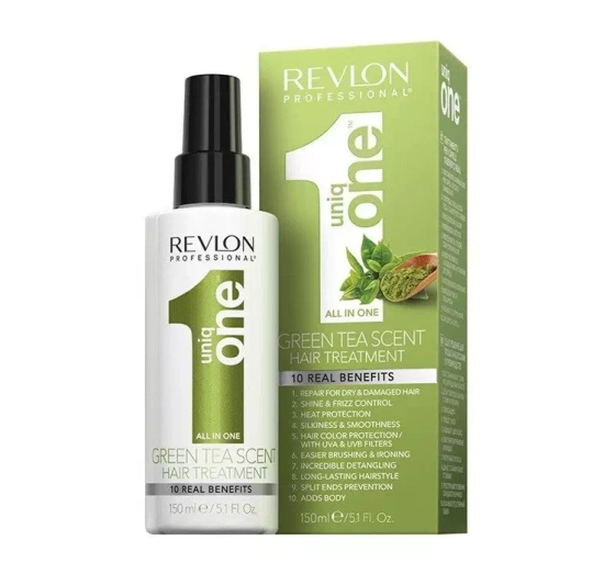 REVLON PROFESSIONAL UNIQ ONE КОНДИЦІОНЕР-СПРЕЙ ДЛЯ ВОЛОССЯ 10в1 GREEN TEA SCENT 150 МЛ
