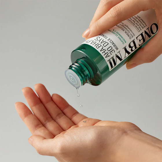 Натисніть на картинку, щоб її збільшити Some By Mi AHA BHA PHA 30 Days Miracle Toner заспокійливий тонік для проблемної шкіри 150 мл