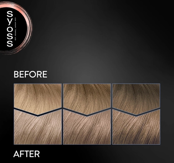 SYOSS PERMANENT COLORATION СТІЙКА ФАРБА 7_5  НАТУРАЛЬНИЙ ПОПЕЛЯСТИЙ БЛОНД