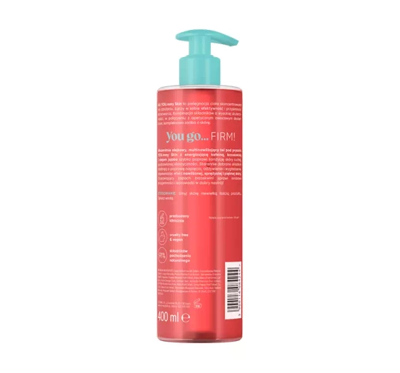 AA YOU.MMY SKIN МУЛЬТИ ЗВОЛОЖУЮЧИЙ ГЕЛЬ ДЛЯ ДУШУ PEACH FIRM 400МЛ