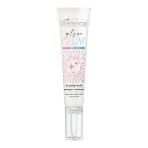 Bielenda Glaze & Glow зволожувальний та розсвітлюючий бальзам для губ Rose Pearl 10 г