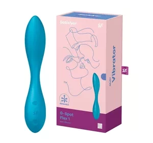SATISFYER  G-SPOT FLEX 1 ВИБРАТОР ДЛЯ ТОЧКИ G BLUE