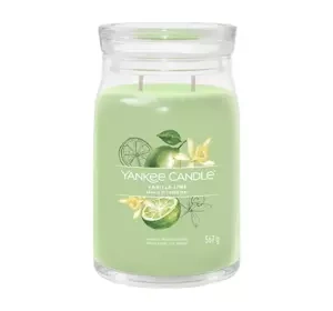 YANKEE CANDLE SIGNATURE АРОМАТИЧЕСКАЯ СВЕЧА VANILLA LIME  567Г