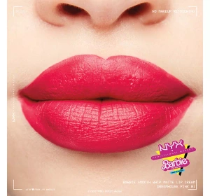 NYX PROFESSIONAL MAKEUP X BARBIE SMOOTH WHIP ПОМАДА ДЛЯ ГУБ 01 DREAMHOUSE PINK 4МЛ
