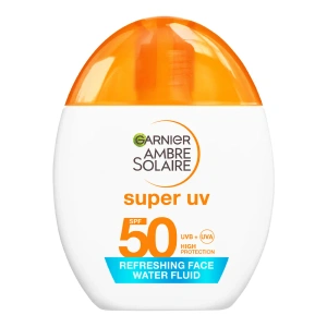 Garnier Ambre Solaire Super UV Refreshing Face Water Fluid SPF50 освежающий флюид для лица с высокой защитой 40 мл