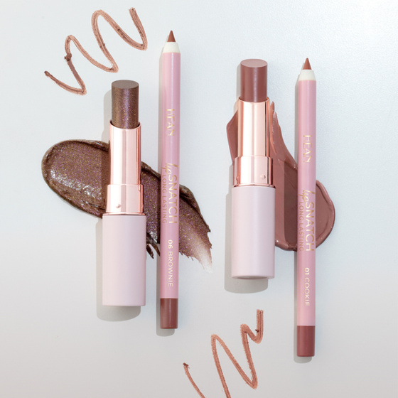 Hean Sparkle Lip Duo набір блиск для губ та олівець Espresso Shot 4,6 г