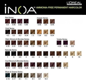 LOREAL PROFESSIONNEL iNOA КРАКА ДЛЯ ВОЛОС БЕЗ АММИАКА 9,1 60Г