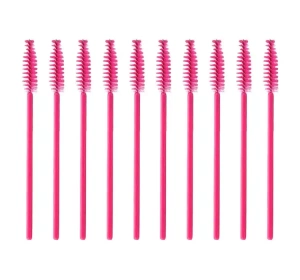 LASH BROW ЩЕТОЧКА ДЛЯ РЕСНИЦ И БРОВЕЙ В ФОРМЕ СПИРАЛИ РОЗОВАЯ 10 ШТ