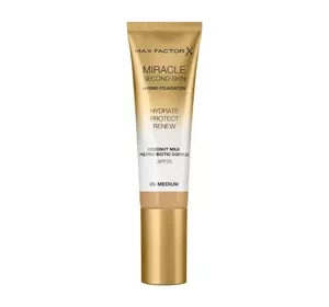 MAX FACTOR MIRACLE SECOND SKIN ТОНАЛЬНИЙ ЗАСІБ 05 MEDIUM 30МЛ