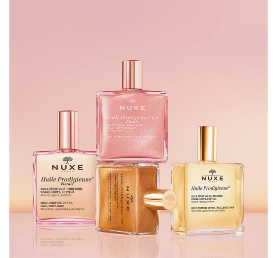 Nuxe Huile Prodigieuse Or Florale багатофункціональна суха олія з золотистими частинками 50мл