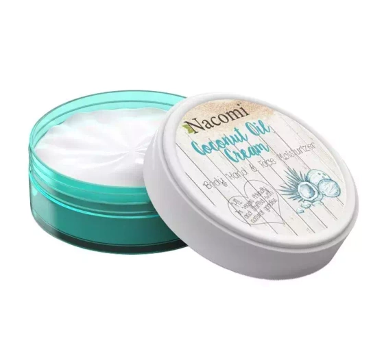 Натисніть на картинку, щоб її збільшити NACOMI ОРГАНІЧНИЙ КРЕМ З КОКОСОВИМ МАСЛОМ 100МЛ