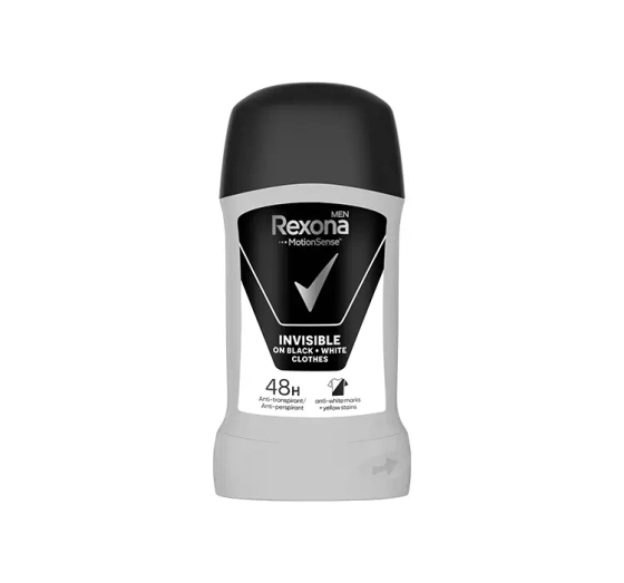 REXONA MEN INVISIBLE BLACK+WHITE АНТИПЕРСПИРАНТ-СТИК ДЛЯ МУЖЧИН 50МЛ