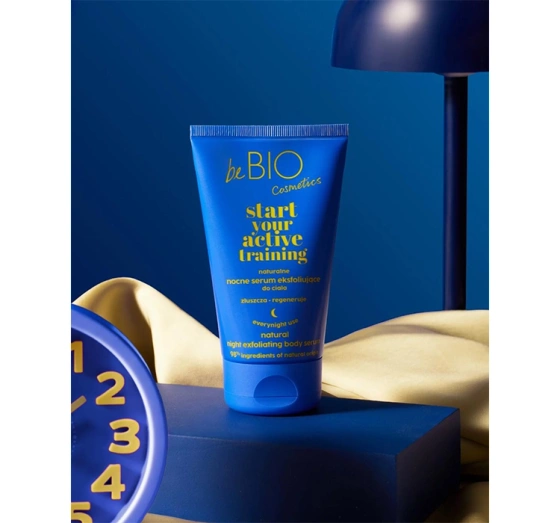 Натисніть на картинку, щоб її збільшити Bebio Start Your Active Training відлущувальна сироватка для тіла 150 мл