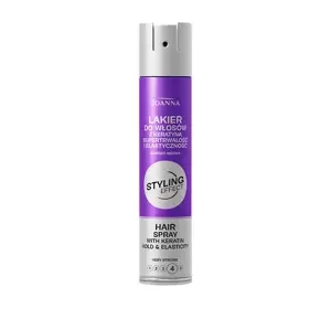 JOANNA STYLING EFFECT ЛАК ДЛЯ ВОЛОС СУПЕРСТОЙКОСТЬ И ЭЛАСТИЧНОСТЬ VERY STRONG 250МЛ