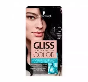 GLISS CARE & MOISTURE COLOR ФАРБА ДЛЯ ВОЛОССЯ З ГІАЛУРОНОВОЮ КИСЛОТОЮ 1-0