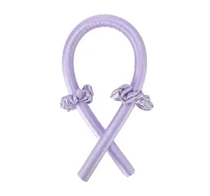 DENI CARTE ВАЛИК ДЛЯ НАКРУЧУВАННЯ ВОЛОССЯ + 2 РЕЗИНКИ PURPLE