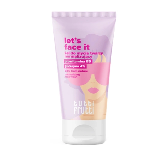 FARMONA TUTTI FRUTTI LET'S FACE IT НОРМАЛИЗИРУЮЩИЙ ГЕЛЬ ДЛЯ УМЫВАНИЯ 150МЛ