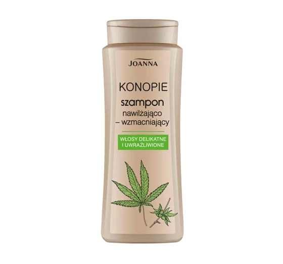 Натисніть на картинку, щоб її збільшити JOANNA KONOPIE ЗВОЛОЖУЮЧИЙ ТА ЗМІЦНЮЮЧИЙ ШАМПУНЬ ДЛЯ НІЖНОГО ТА ЧУТЛИВОГО ВОЛОССЯ 400МЛ