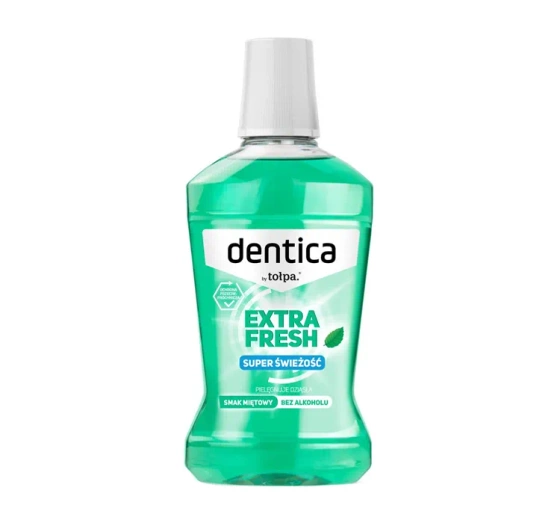 DENTICA DENTAL PROTECTION РІДИНА ДЛЯ ПОЛОСКАННЯ РОТОВОЇ ПОРОЖНИНИ MINT FRESH 500МЛ