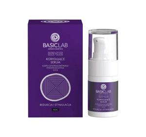 BasicLab Esteticus корректирующая сыворотка для лица 0,05% чистого ретиналя 15 мл