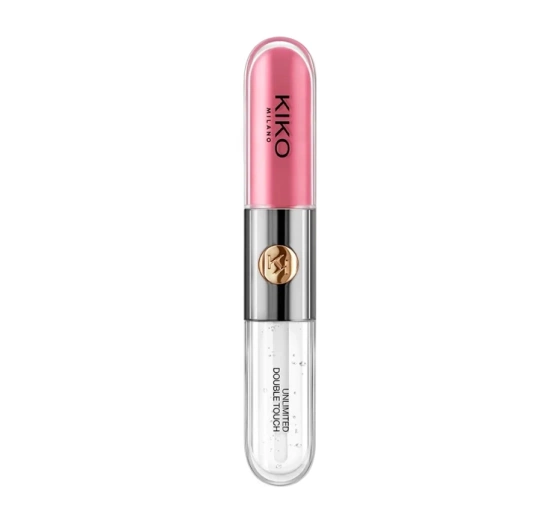  KIKO Milano Unlimited Double Touch двоетапна рідка помада 119 Rhododendron Pink 2x3мл