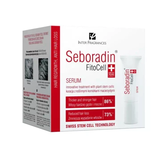 SEBORADIN FITOCELL СИРОВАТКА З РОСЛИННИМИ СТОВБУРОВИМИ КЛІТИНАМИ 42Г (7 X 6 Г)