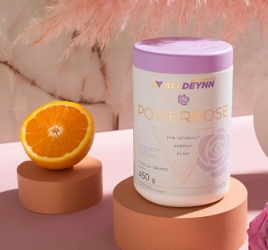 ALLNUTRITION ALLDEYNN POWERROSE ПРЕДТРЕНИРОВОЧНАЯ ДОБАВКА TROPICAL-ORANGE 450Г