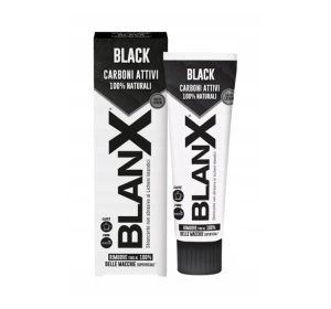 BLANX BLACK CARBONE ЧЕРНАЯ ОТБЕЛИВАЮЩАЯ ПАСТА ДЛЯ ЗУБОВ 75МЛ