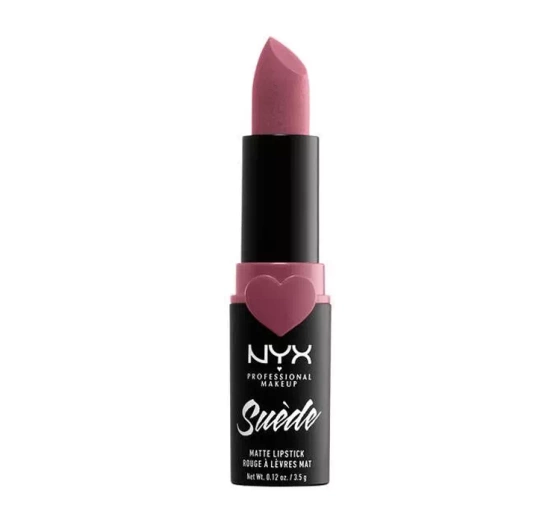 Натисніть на картинку, щоб її збільшити NYX PROFESSIONAL MAKEUP SUEDE MATTE МАТОВА ПОМАДА 28 SOFT SPOKEN 3,5Г