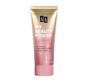 AA MY BEAUTY POWER ОСВІТЛЮЮЧИЙ ТОНАЛЬНИЙ ЗАСІБ ДЛЯ ОБЛИЧЧЯ 01 VANILLA 30МЛ