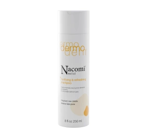 Nacomi Next Level Dermo очищающий и освежающий шампунь для волос 250 мл