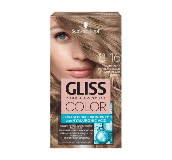 GLISS CARE & MOISTURE COLOR ФАРБА ДЛЯ ВОЛОССЯ З ГІАЛУРОНОВОЮ КИСЛОТОЮ 8-16