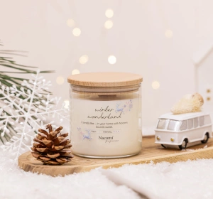 NACOMI FRAGRANCES АРОМАТИЧЕСКАЯ СОЕВАЯ СВЕЧА WINTER WONDERLAND 450Г