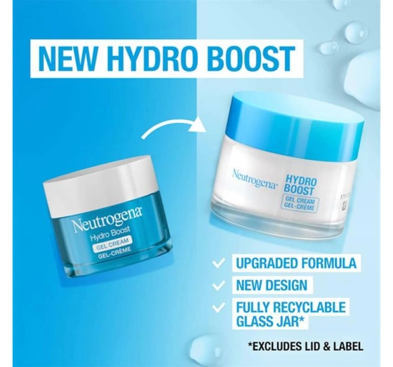 NEUTROGENA HYDRO BOOST ЗВОЛОЖУЮЧИЙ КРЕМ-ГЕЛЬ ДЛЯ СУХОЇ ШКІРИ 50МЛ