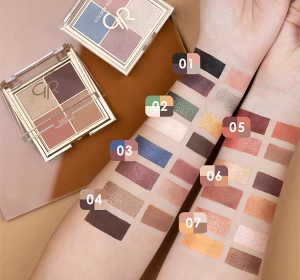 GOLDEN ROSE QUATTRO ПАЛІТРА ТІНЕЙ ДЛЯ ПОВІК 01 MIDNIGHT KISS 4x2,2Г