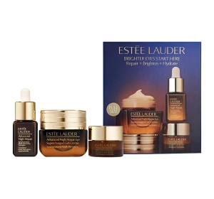 Estée Lauder Advanced Night Repair Eye Cream Skincare Set Repair + Brighten + Hydrate набір косметики крем 15 мл + мінікрем 5 мл + сироватка 7 мл