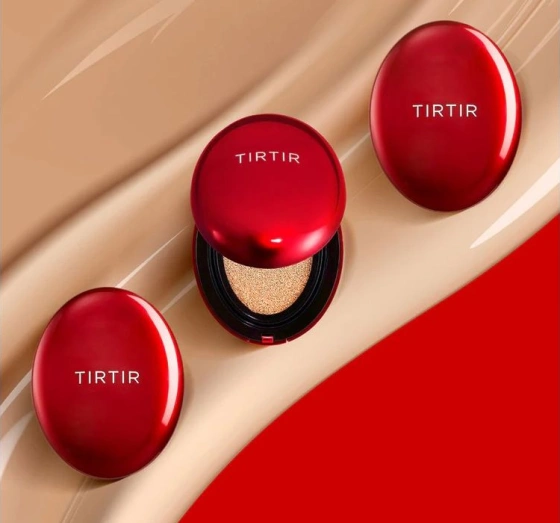 TIRTIR Mask Fit Red Cushion SPF 40 PA++ стойкое тональное средство для лица 24W Soft Beige 18 г
