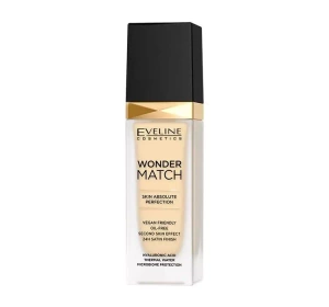 EVELINE WONDER MATCH РОСКОШНОЕ РАЗГЛАЖИВАЮЩЕЕ ТОНАЛЬНОЕ СРЕДСТВО 01 IVORY 30МЛ