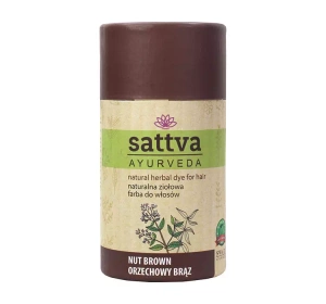SATTVA AYURVEDA НАТУРАЛЬНА ТРАВ'ЯНА ФАРБА НА ОСНОВІ ХНИ ГОРІХОВО-КОРИЧНЕВИЙ 150Г