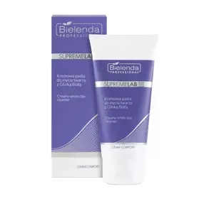 BIELENDA PROFESSIONAL SUPREMELAB CLEAN COMFORT КРЕМОВА ПАСТА ДЛЯ ВМИВАННЯ ОБЛИЧЧЯ З БІЛОЮ ГЛИНОЮ 150Г
