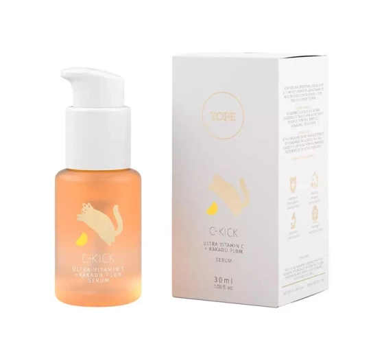 YOPE C-KICK СИРОВАТКА ДЛЯ ОБЛИЧЧЯ ULTRA VITAMIN C + KAKADU PLUM 30МЛ