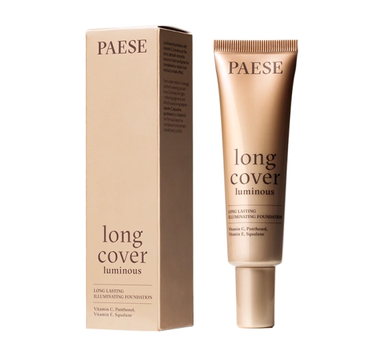 Paese Long Cover Luminous сяючий тональний крем для обличчя з атласним фінішем 1.5 Beige 30 мл